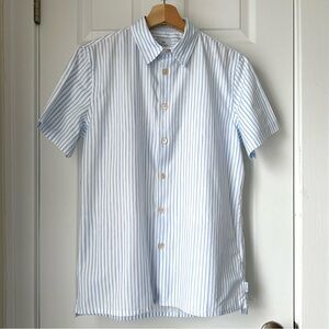 PS Paul Smith short sleeve blue stripe shirt